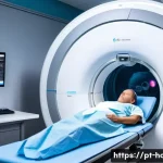 Home 13 방사선 종양학과에서 쓰이는 최신 장비 - A modern radiotherapy treatment room with advanced dynamic beam shaping technology in use: a profess...